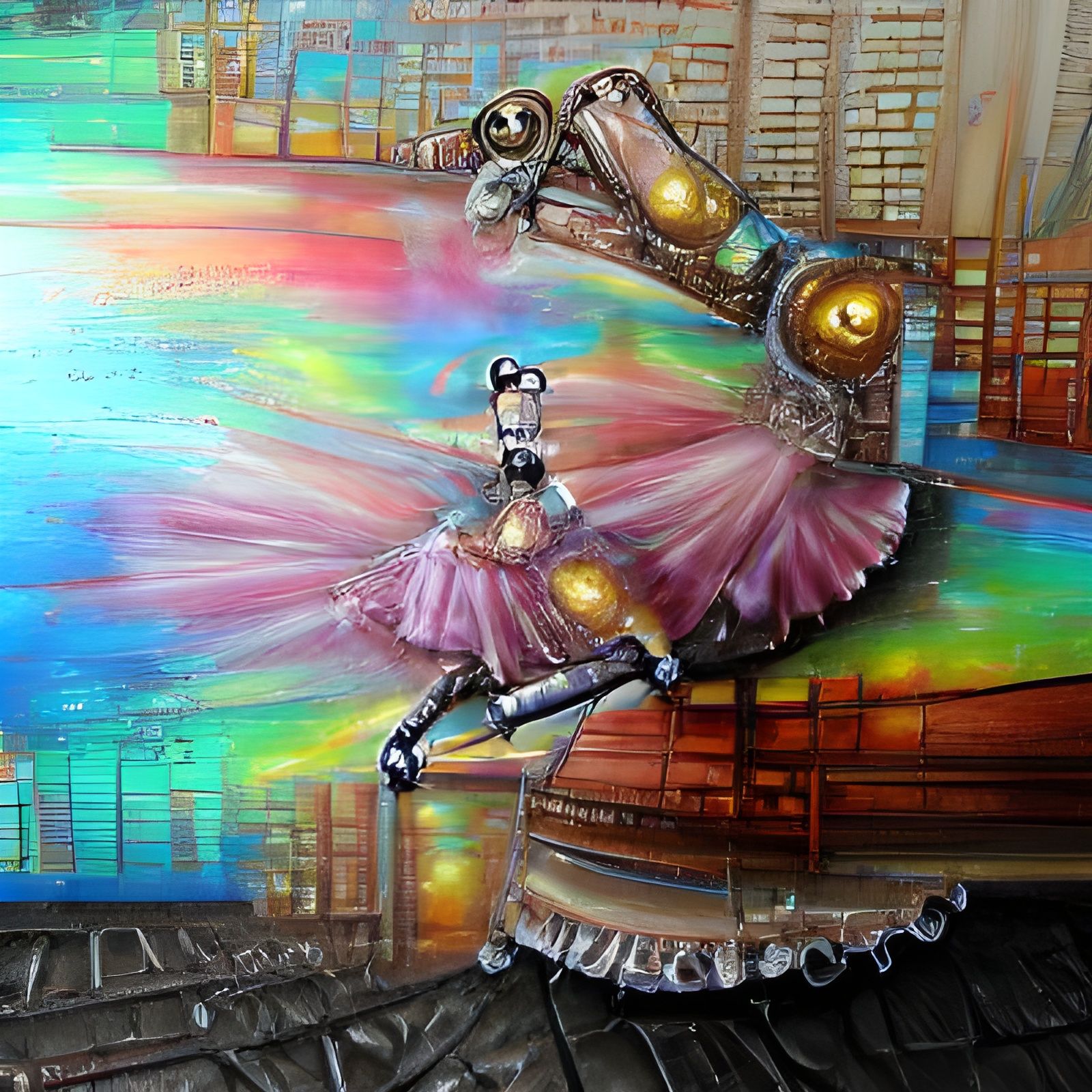 Steampunk Ballerina in Intricate Detail