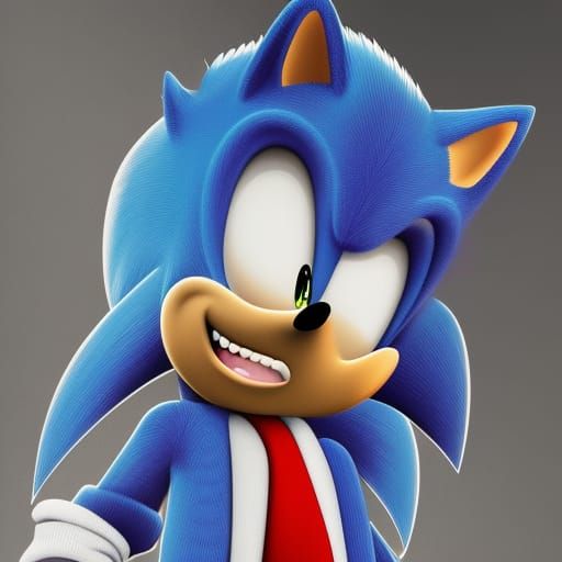 Kanye West as Sonic the Hedgehog