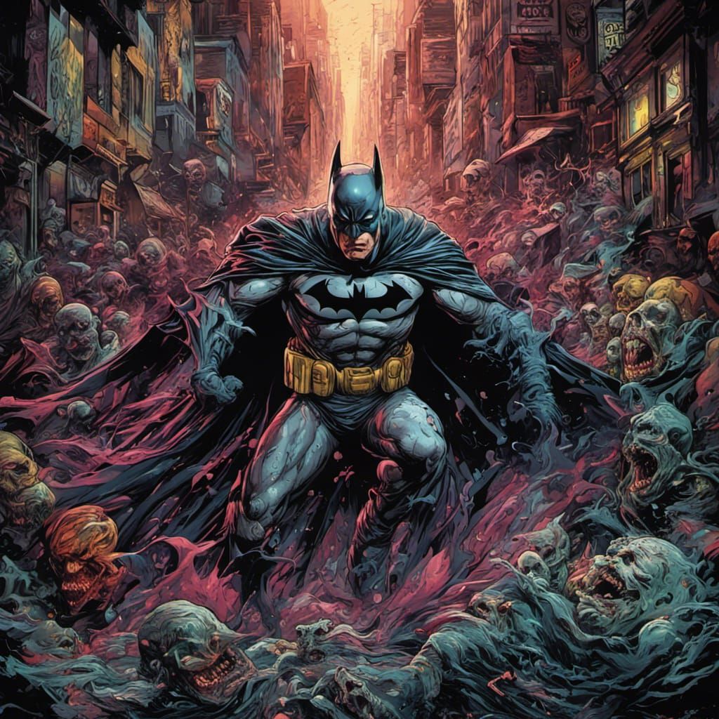 BATMAN zombiecore in Gotham-city