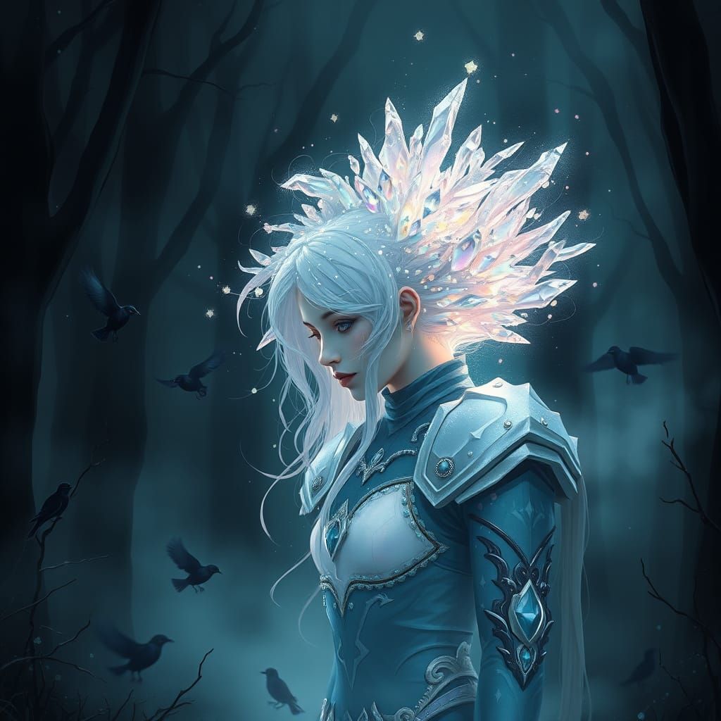 Mystical Being Emerges from Enchanted Black Forest