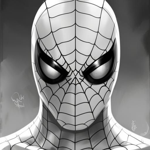 White Spiderman
