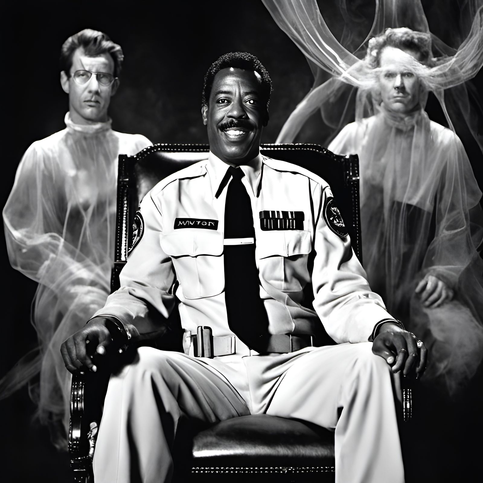 Winston Zeddemore Ghostbusters Spirit Photography