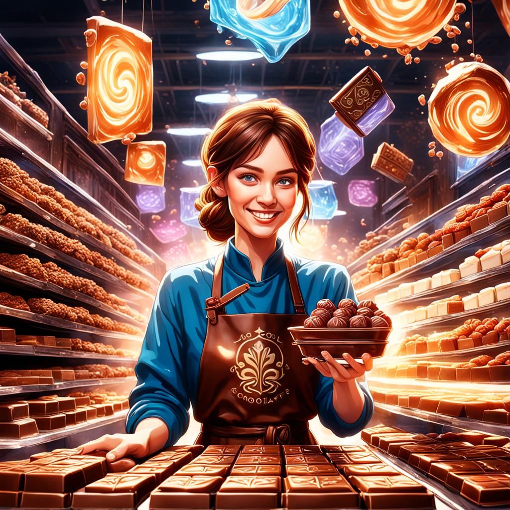 Magical Chocolatier: A Fantasy Concept Art
