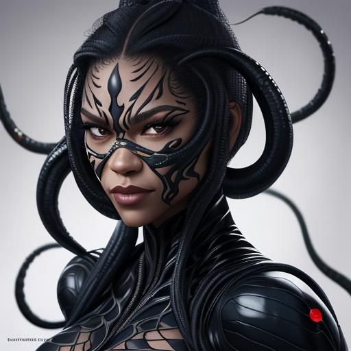 Zendaya, venom symbiote tentacles