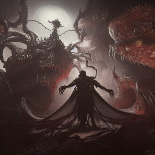 Chaos Incarnate: Hyper Detailed Matte Painting