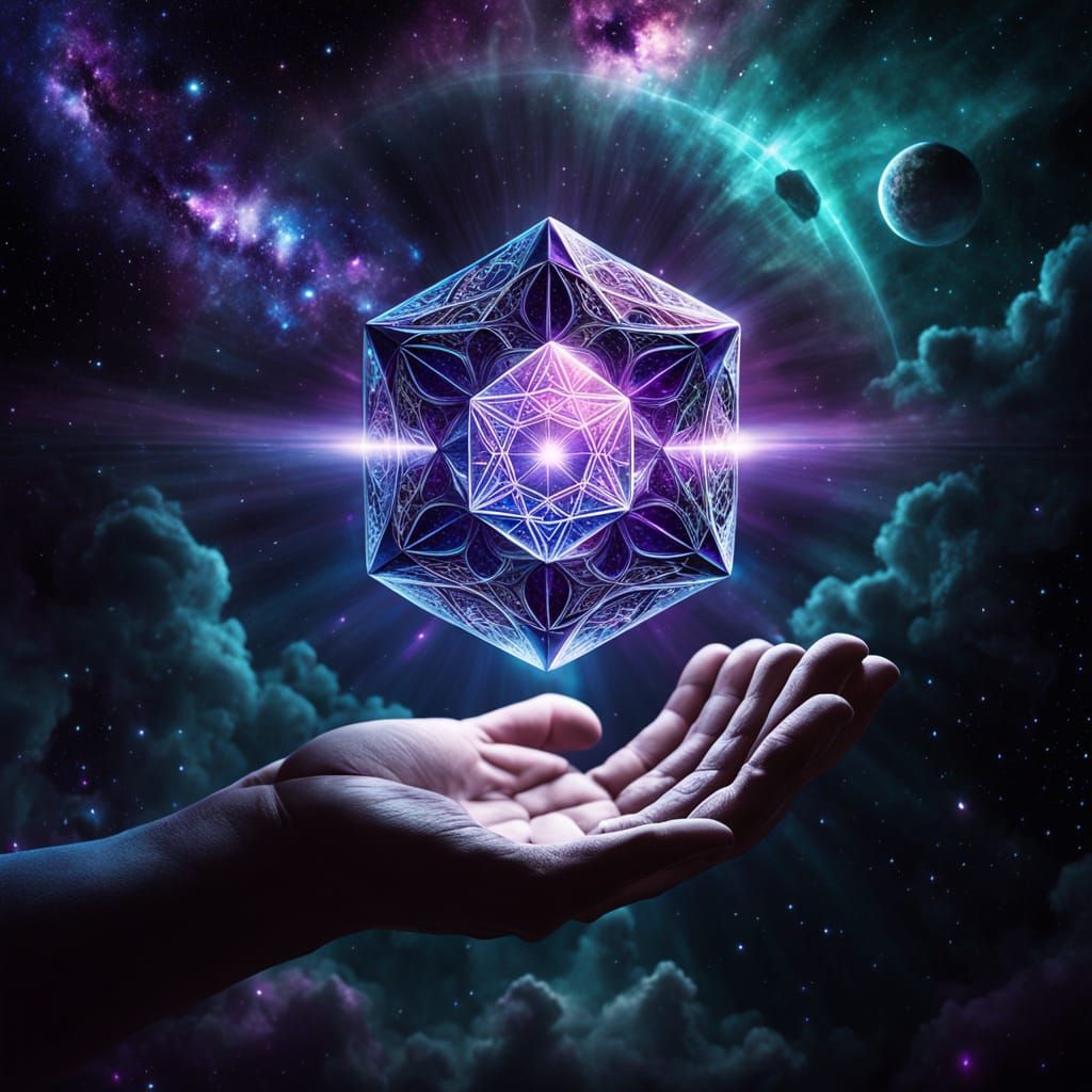 Sacred Geometry Cosmic Concept Art