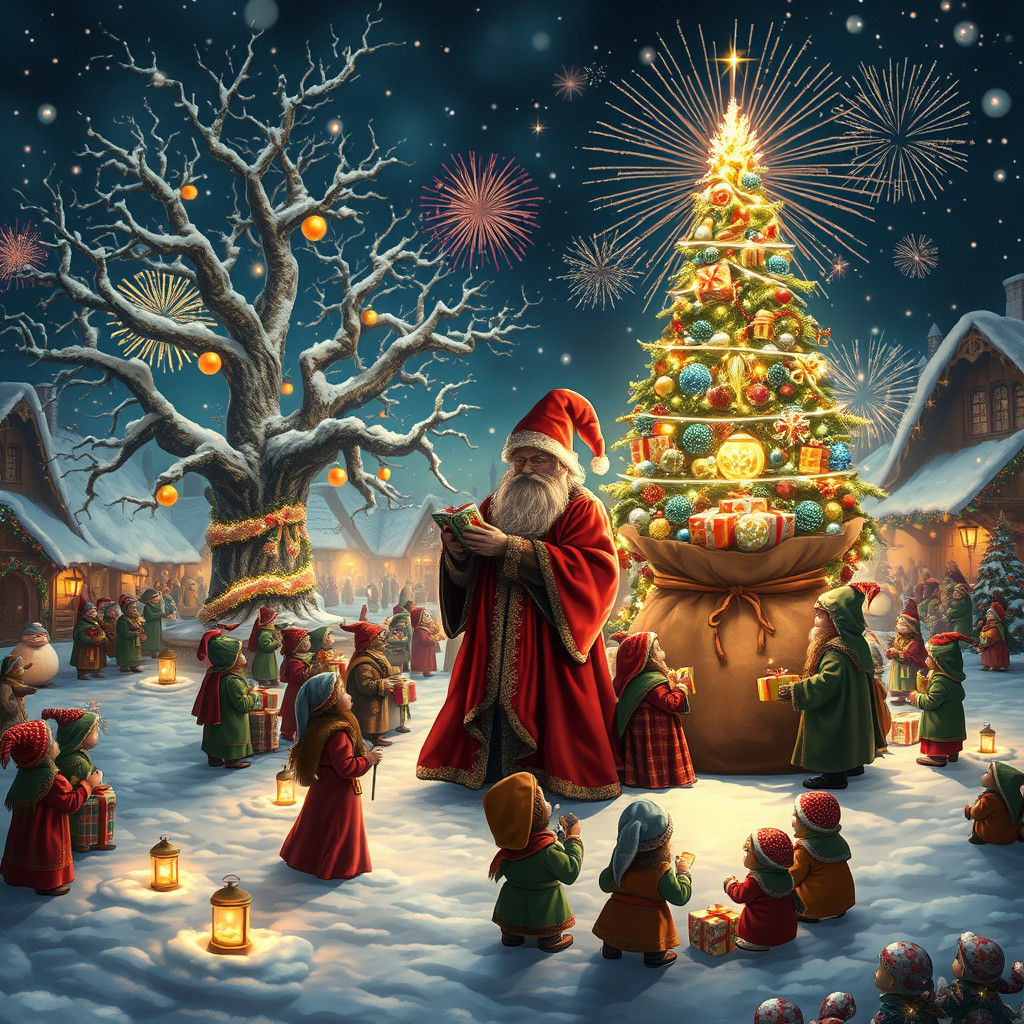 Christmas Eve Celebration in Hobbiton