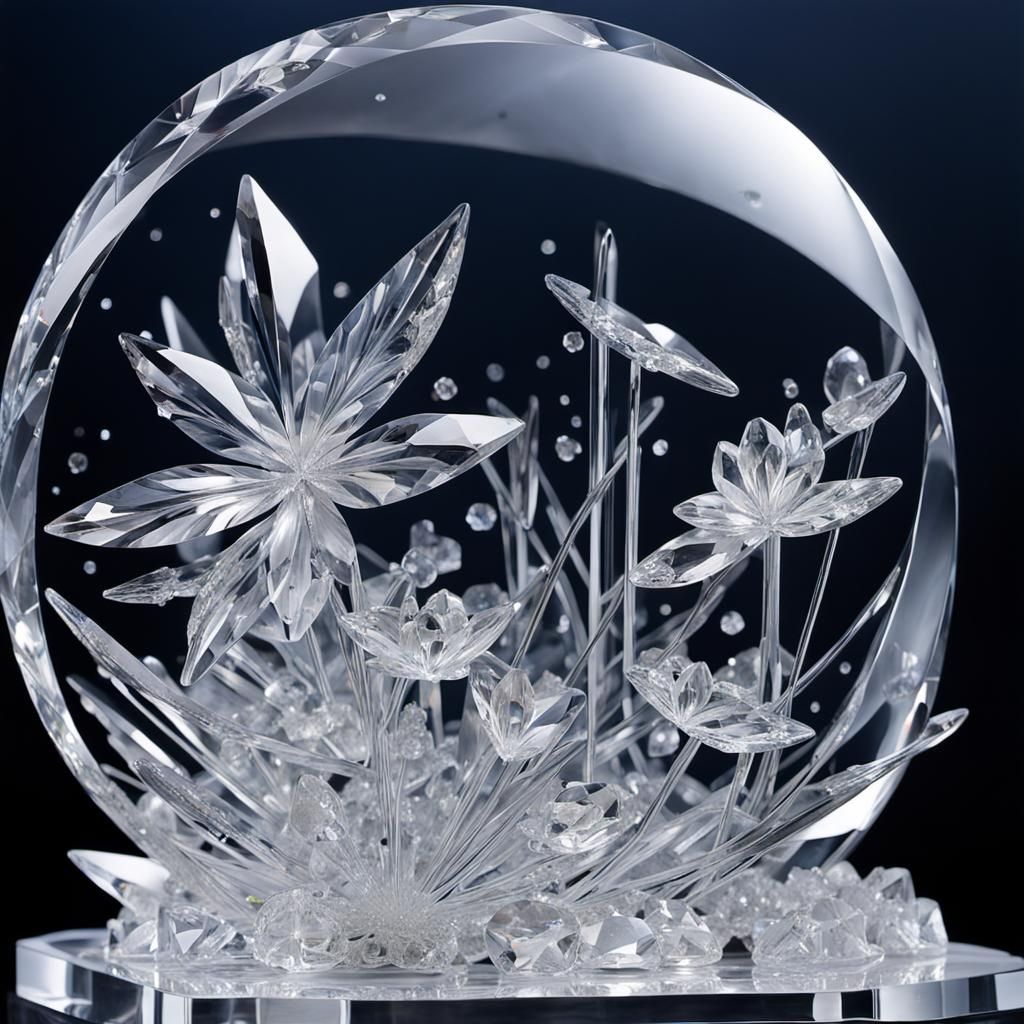 Crystal flowers