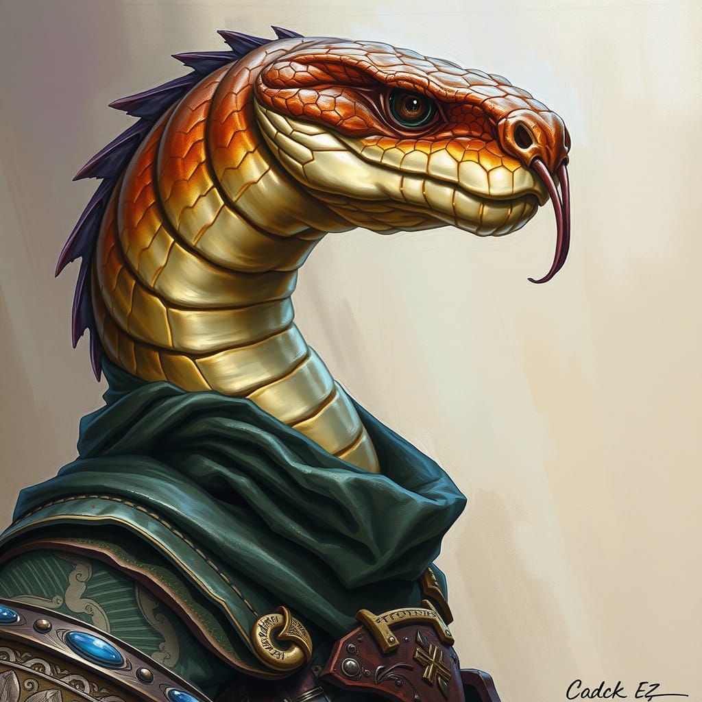 Dark Fantasy Snake Masterpiece