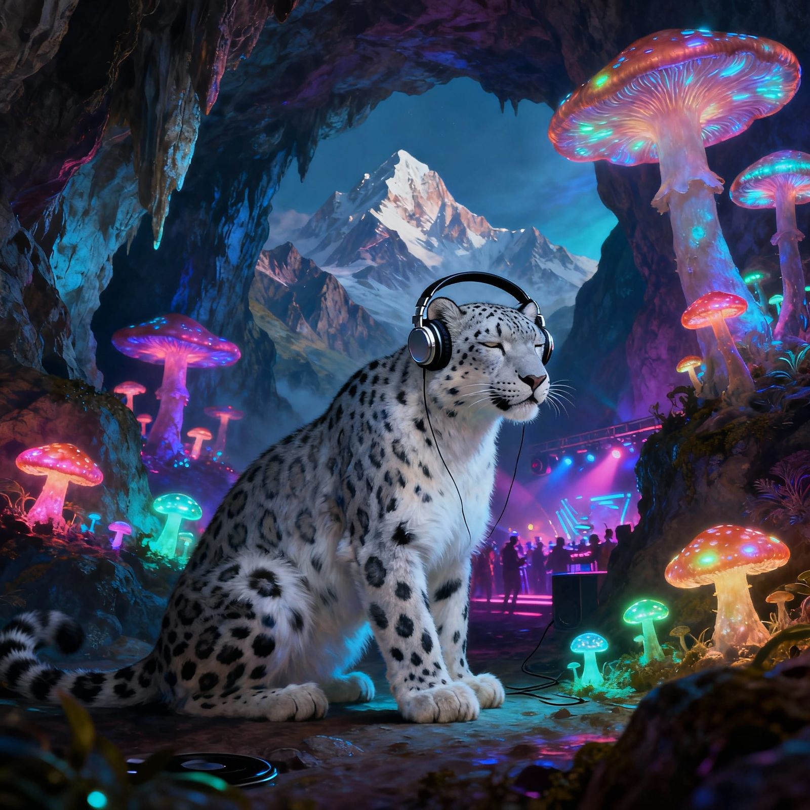 Snow Leopard at Secret Himalayan Cave Rave