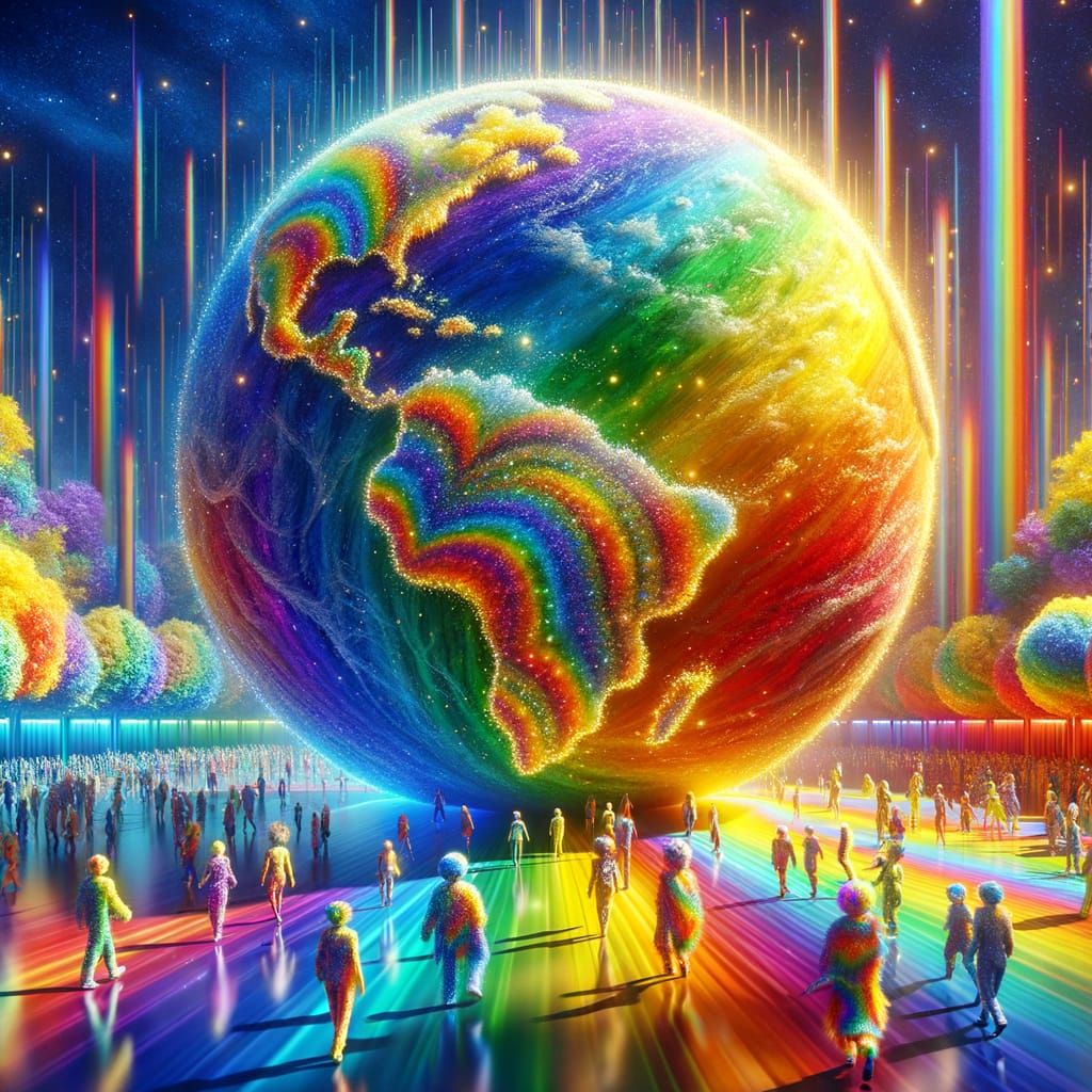 All you see is color