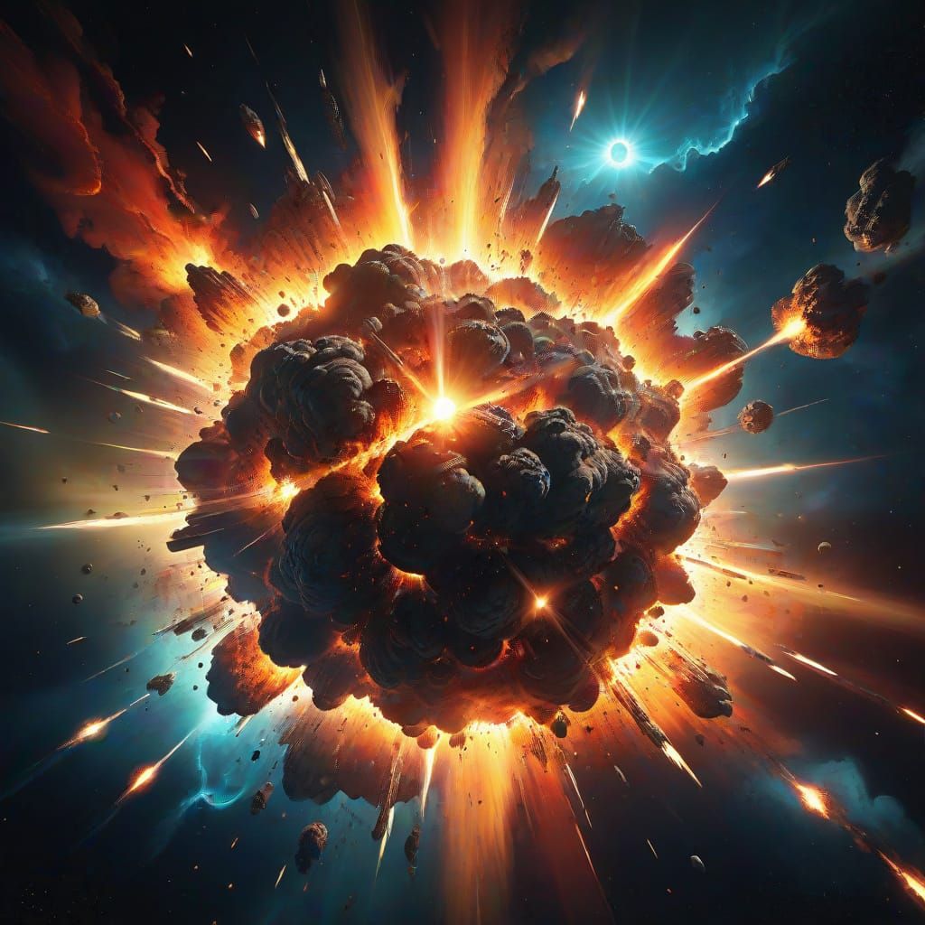 Ancient Sun Explodes in Cosmic Display