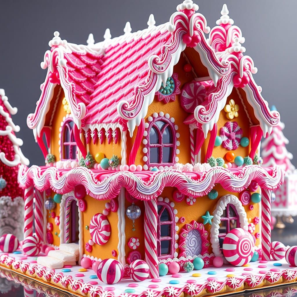 Sugary Whimsy in Vibrant Royal Icing and Colorful Candy