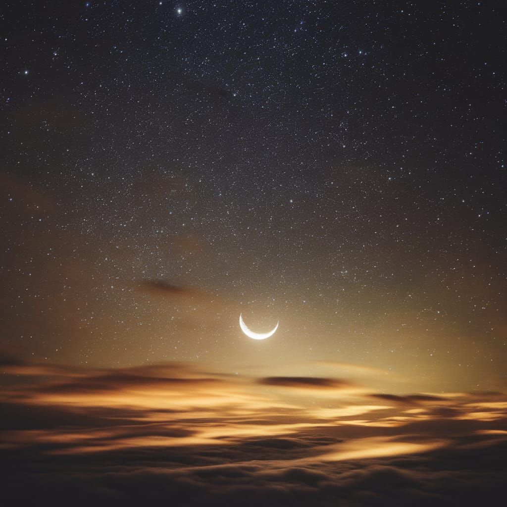 Stunning Celestial Landscape in Soft Pastels