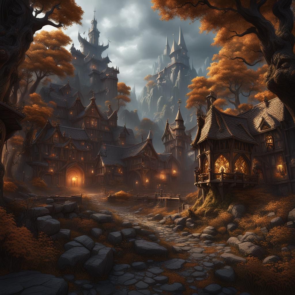 Hobgoblin in Forest: Fantasy Concept Art