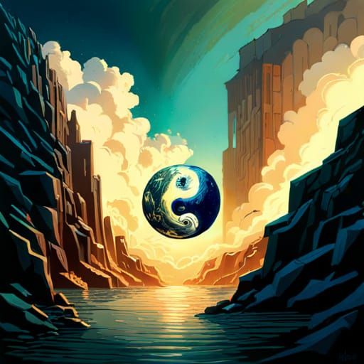 Elemental Yin and Yang in Detailed Style