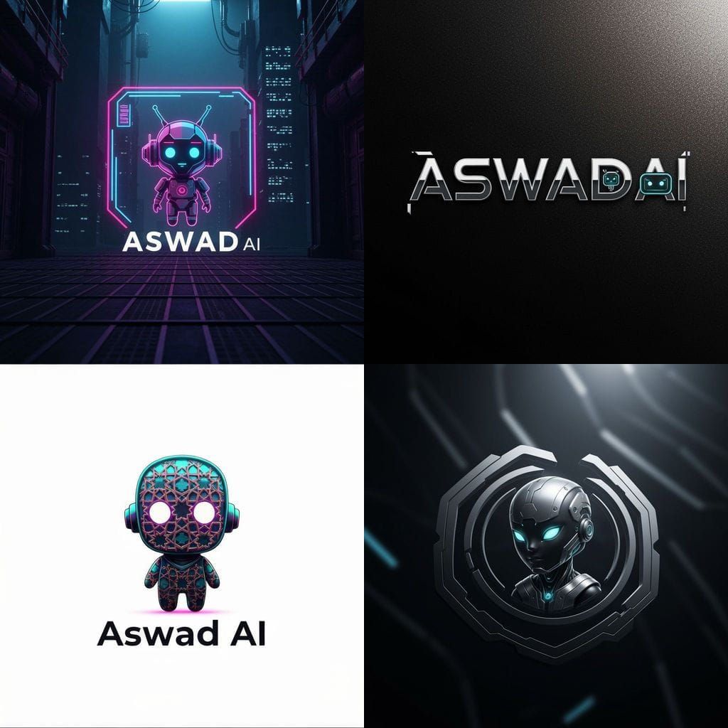Aswad AI Company Logo with Avatar