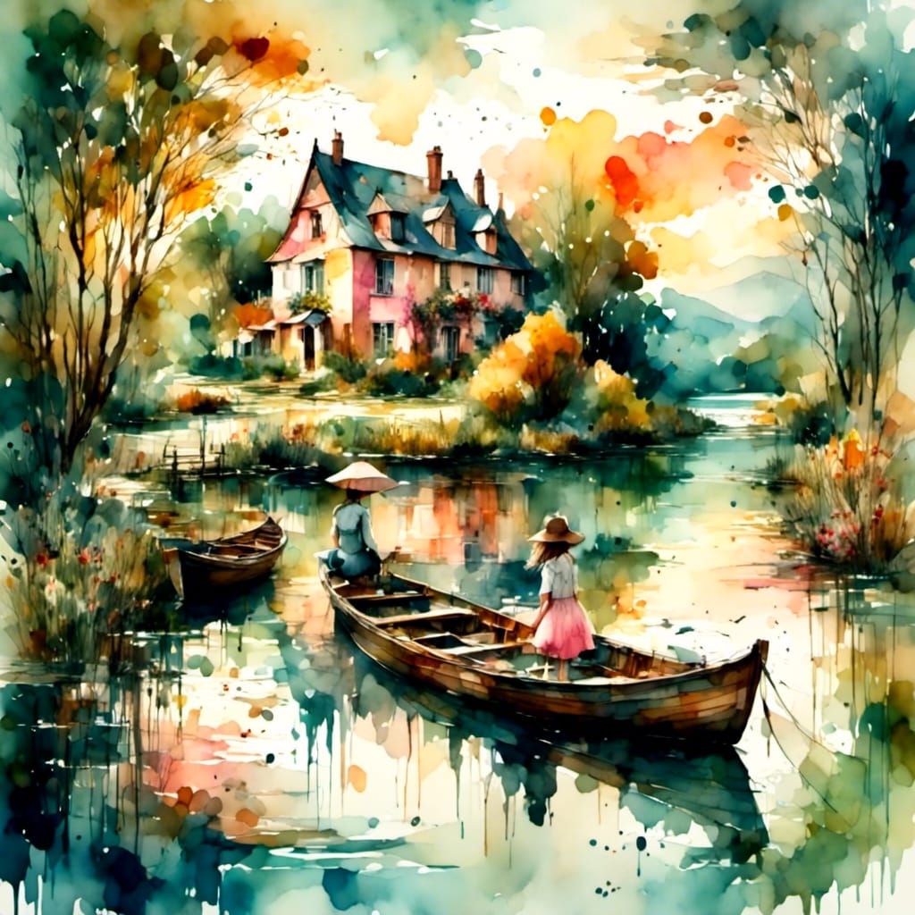 summer day on the river...