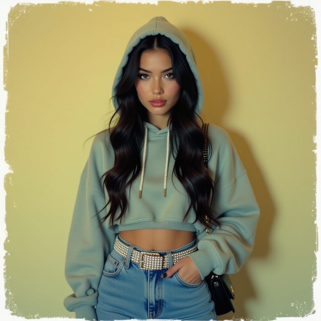 2010s Baddie Fashion Shot in Lo-Fi Style