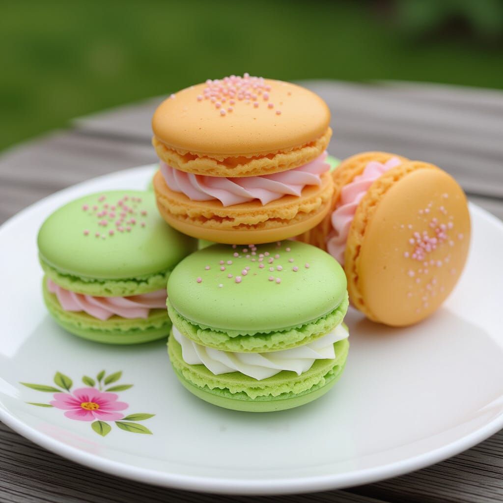 AI Generated Macaroon Cakes