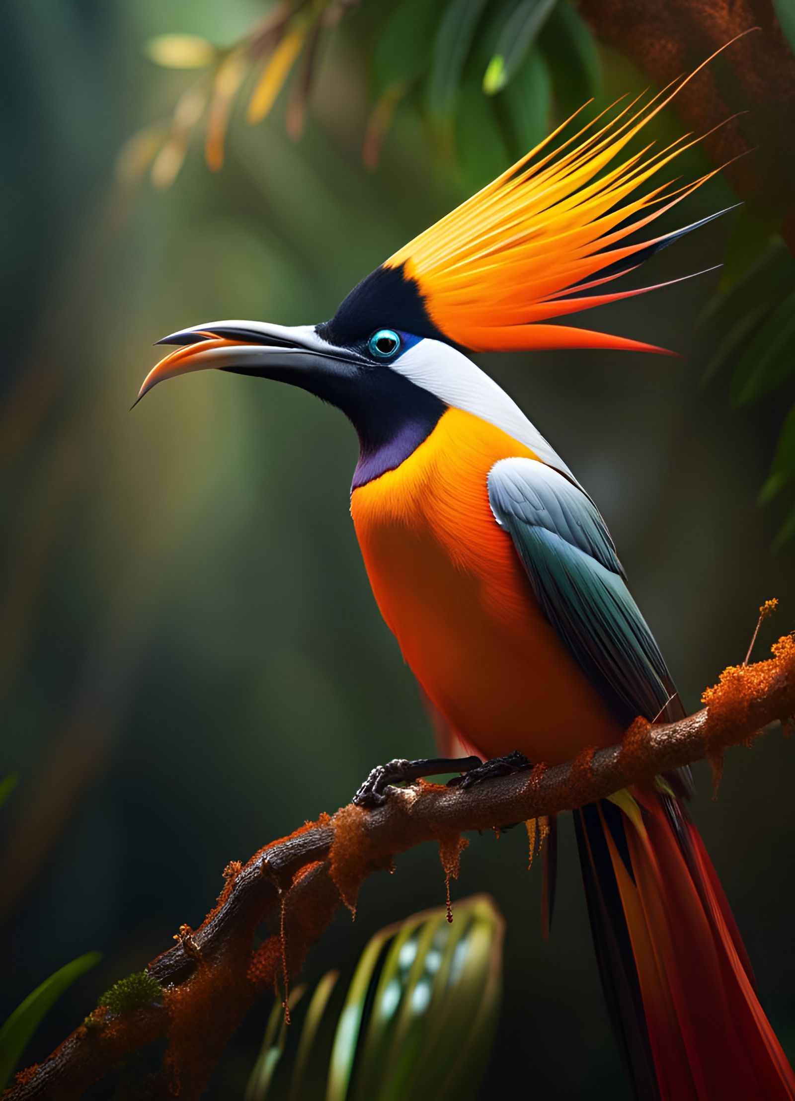 🧡King bird-of-paradise💛