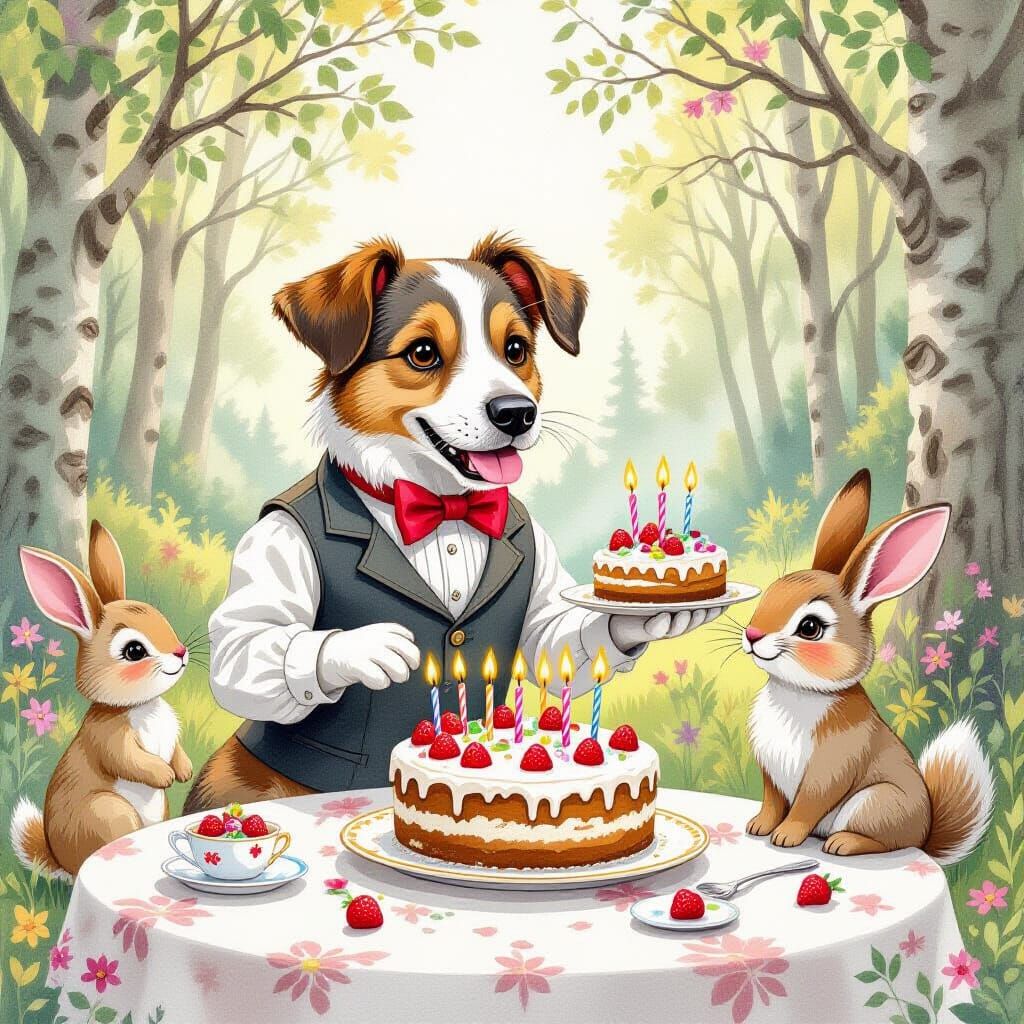 Whimsical Woodland Birthday Party