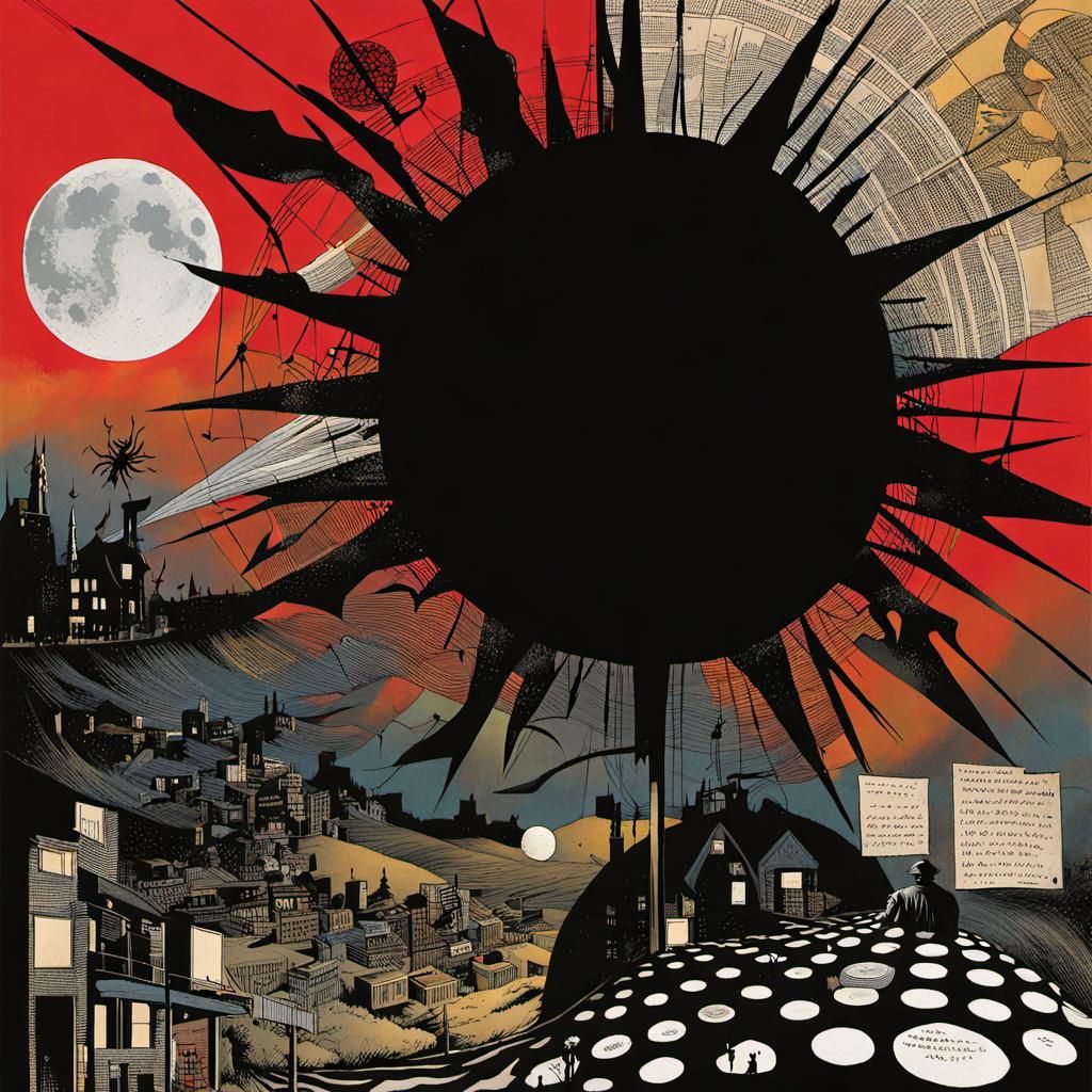 Sandman's Dreaming: A Surreal Comic Book Visualization
