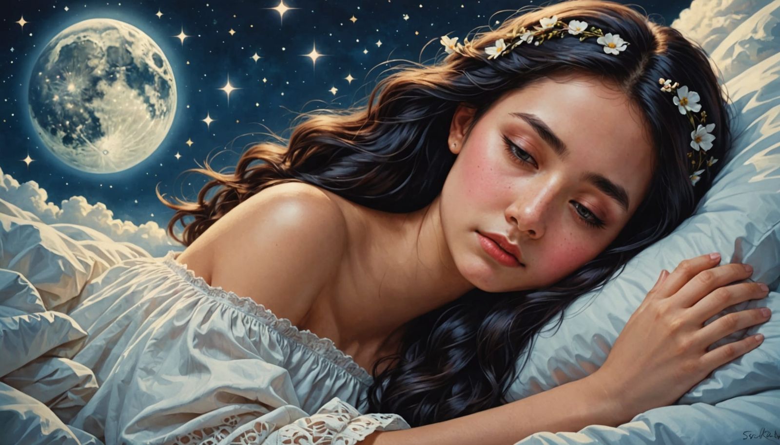 Beautiful Dreamer AI Image