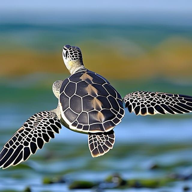 Winged Turtle: A Fantastical Creature