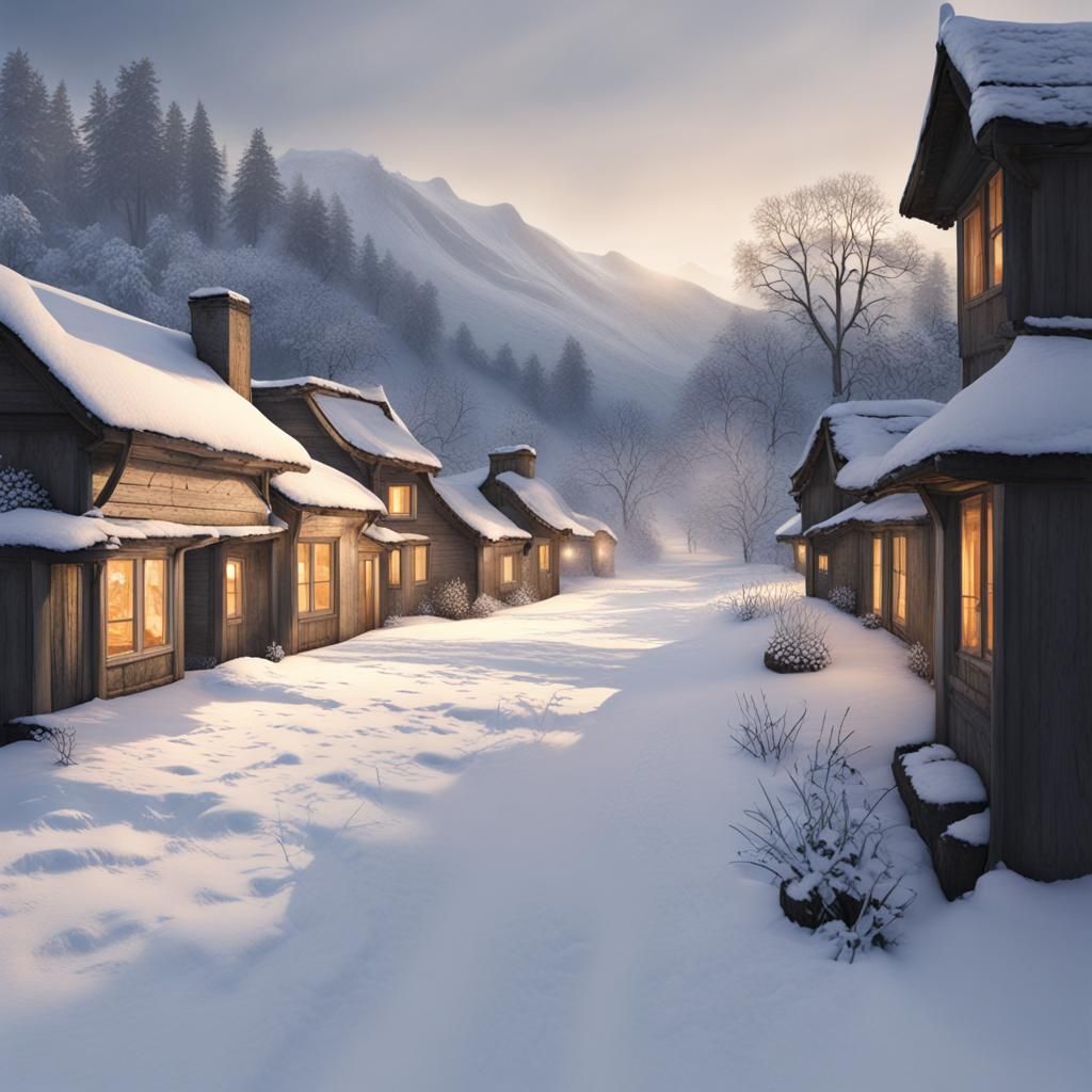 Simple Image of Fresh Snow