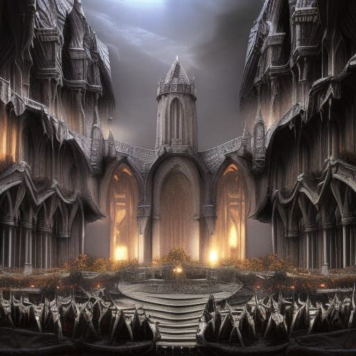 Epic Cinematic Gondor Digital Matte Painting
