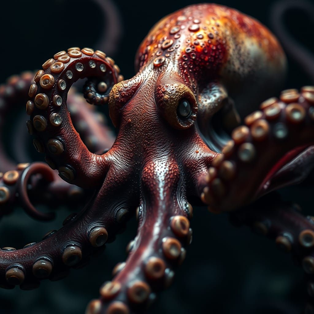 Hyperrealistic Octopus in High Definition
