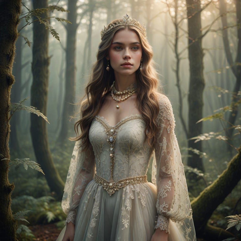 Princess of Whispers in Enchanted Lace