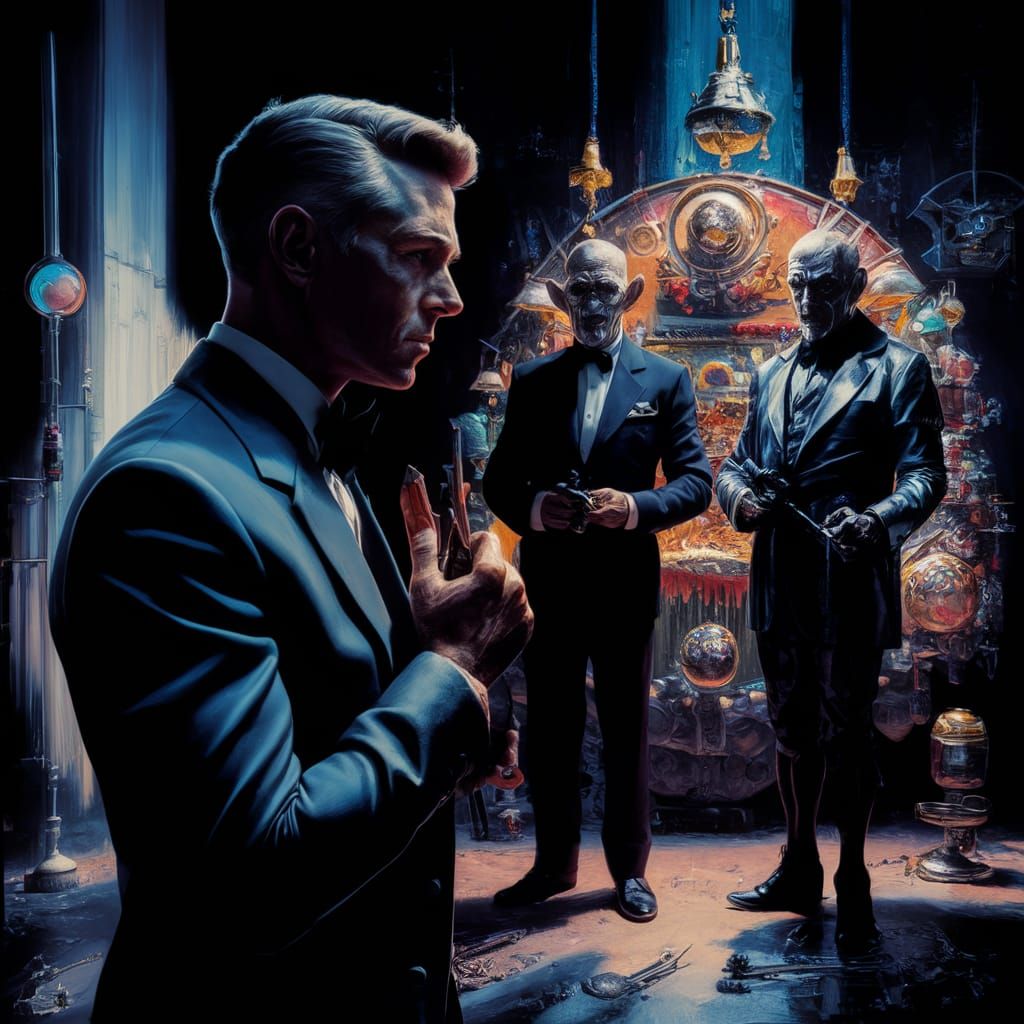 Cover art for a reissue of "The Satan Sleuth" complete Serie...