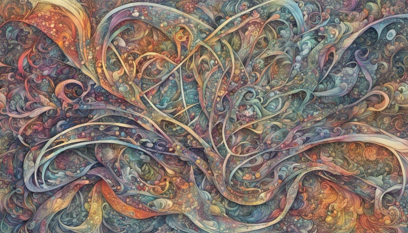 Fractal Quantum Zentangle: Infinite Looping Design