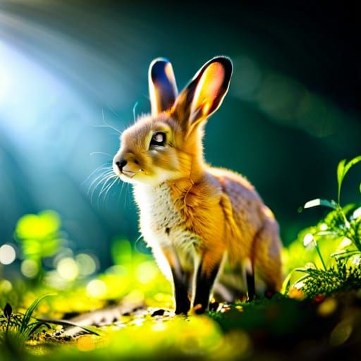 Foxy Bunny in 4K with Dynamic Lighting