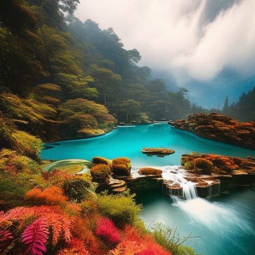 Fantasy Swimming Hole in Fantasycore Style