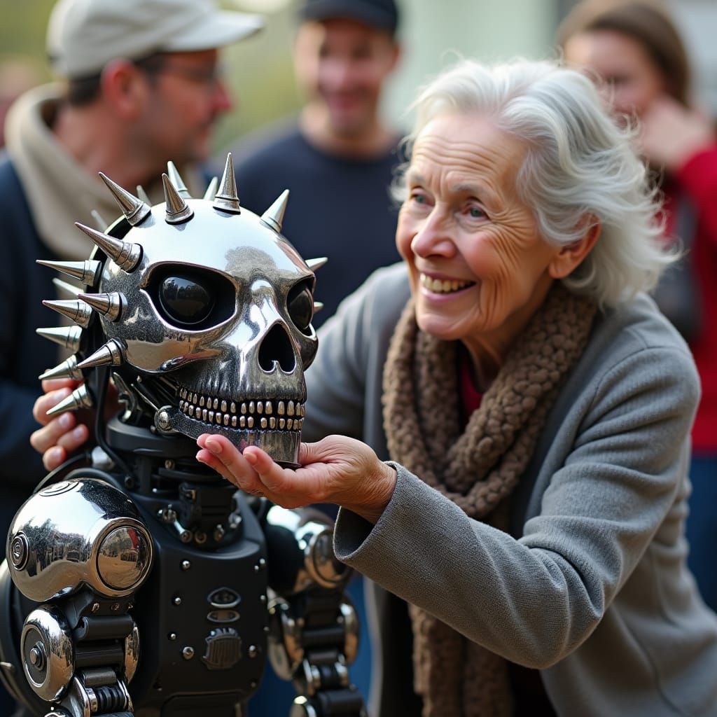 Terrifying Robot Dog at Cozy Family Fair