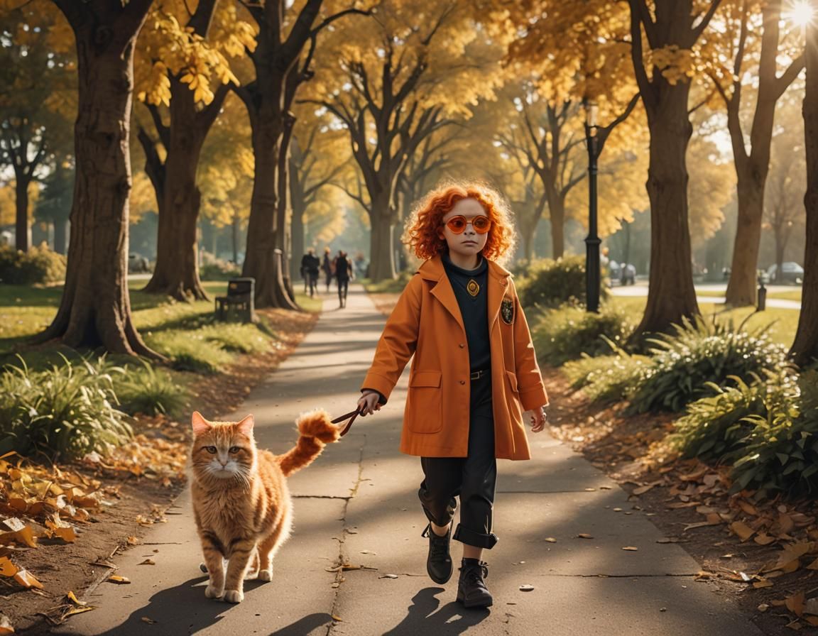 Girl as Harry Potter in Robert Kirkman Comic Style