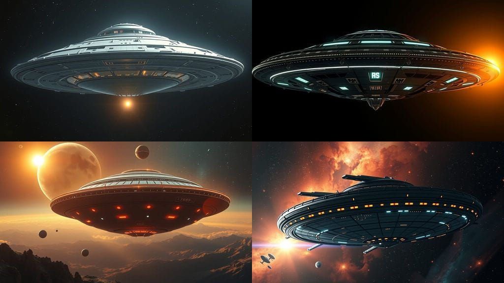 Massive Alien Spaceship Near Moon-Sized UFO Arrives