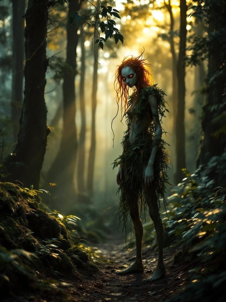 Twilight Patupaiarehe in Native Bush: Aotearoa Gothic