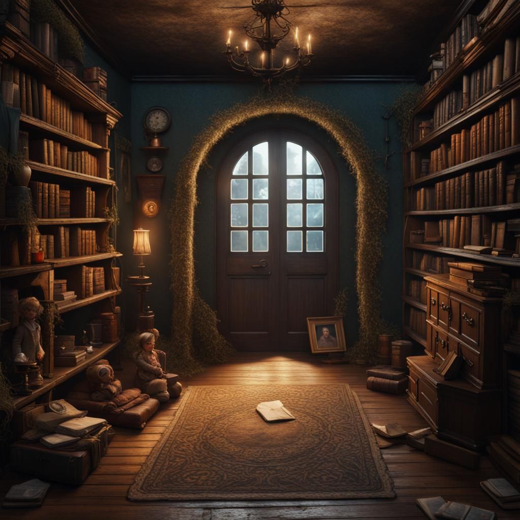 Secret Room Discovery with Treasures and Old Doll