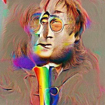 Iconic Musician Portrait in Minimalist Style