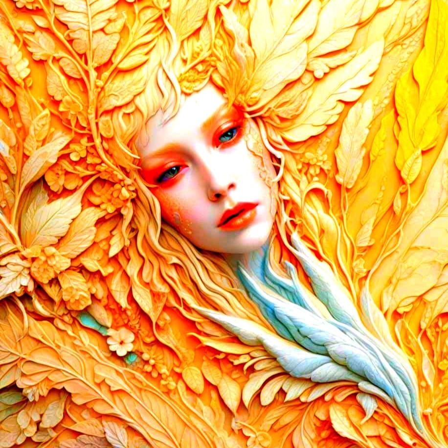 Hyperrealistic Cinematic Masterpiece with Triadic Colors