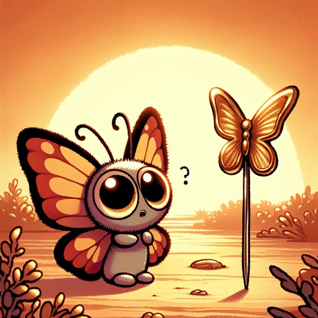 Puzzled Butterfly