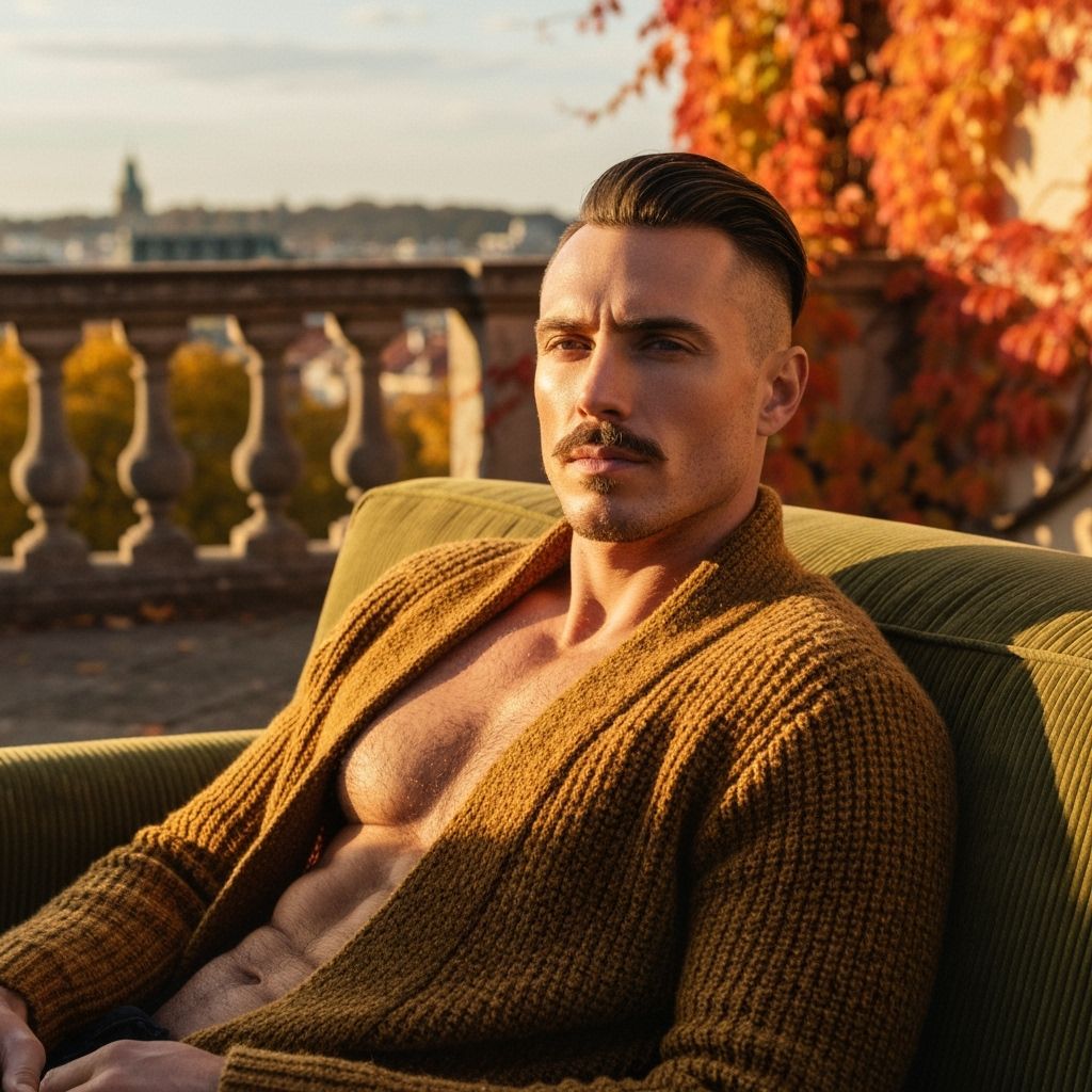 Timeless Autumn Portrait on European Terrace