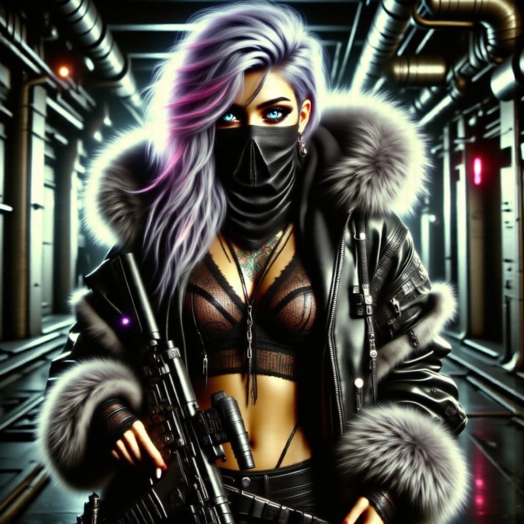 Cyberpunk Mercenary