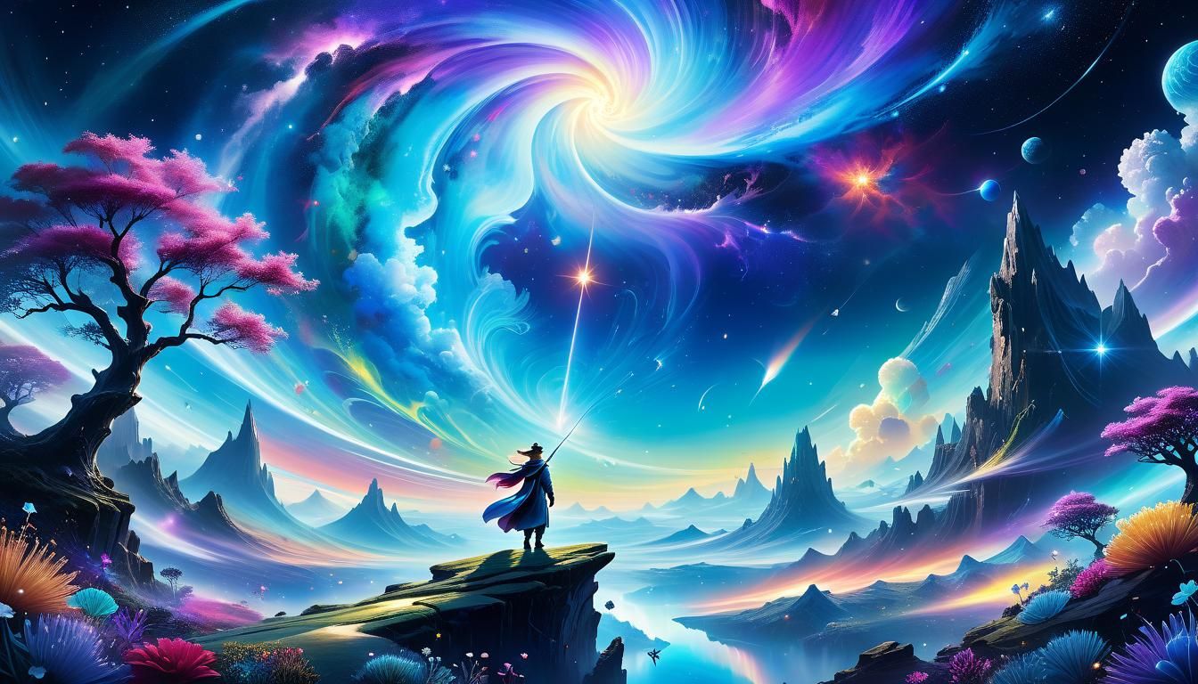 Surreal Dreamscape with Mythical Creatures