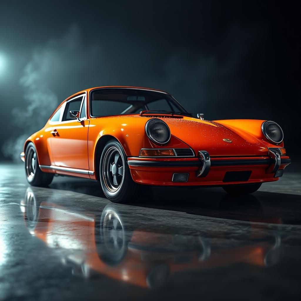 Signal Orange Porsche 911E