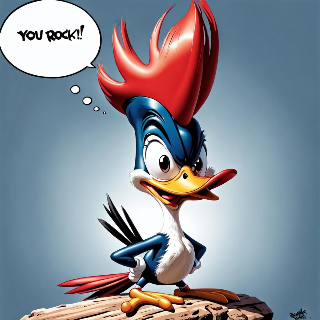 Woody Woodpecker Cartoon Character